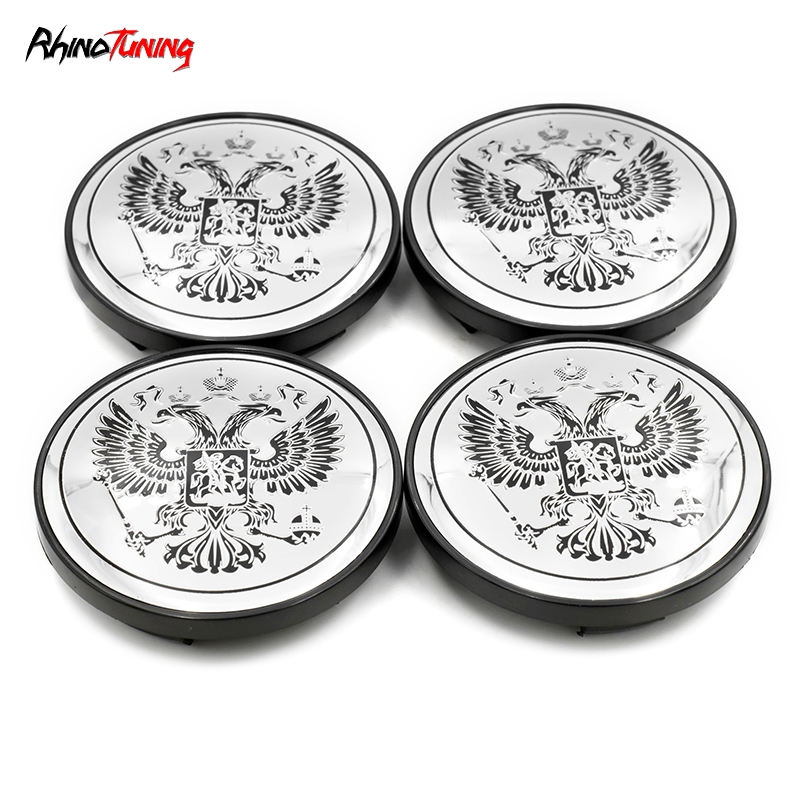 4pcs Ford Work National Emblem Of The Russian 60mm 2 3/8in Wheel Center ...