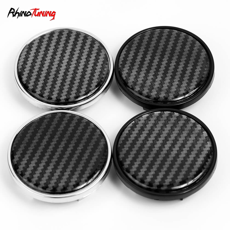 4pcs VW Passat Jetta 66mm 2 19/32in Wheel Center Caps #5G0601171 Carbon ...